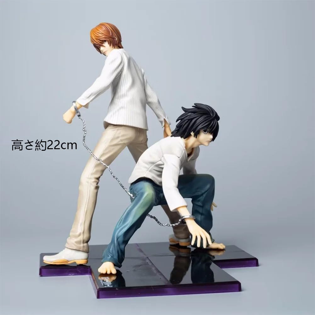 Amazon | [BAOWENBEI] 夜神月 エル フィギュア 二次元 グッズ 置物 PVC