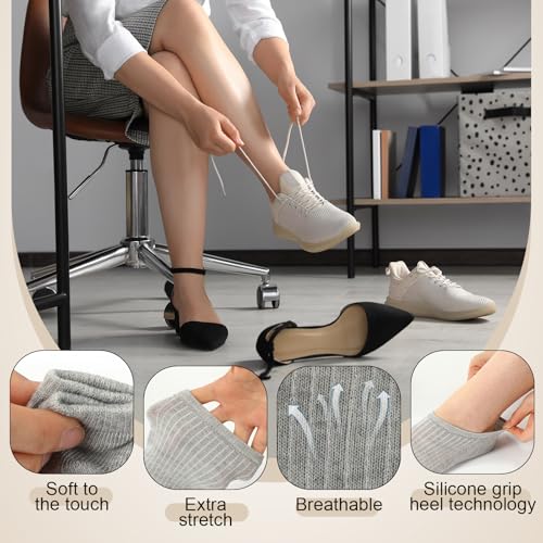 100 Pairs Summer No Show Socks Bulk Cotton Solid Color Low Sock for Men Women Sports Casual for Homeless4
