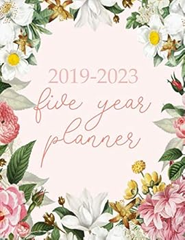 Paperback 2019-2023 Five Year Planner: Monthly Appointment Agenda, 60 Months Calendar (5 Year Monthly Planner 2019, 2020, 2021, 2022, 2023) Book