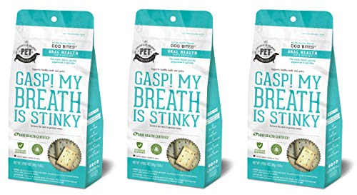 Granville Island Pet Treatery 3 Pack of Oral Health Nutra Bites, 8.47 Ounces Each, Fresh Breath Dog Treats