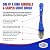 Clean-EEZ Grout Brush Combo Kit - Stand Up & Handheld V Shaped Grout Cleaning Brushes - Curled Bristles to Lift More Grease & Grime Than The More Common Hard Straight Bristles