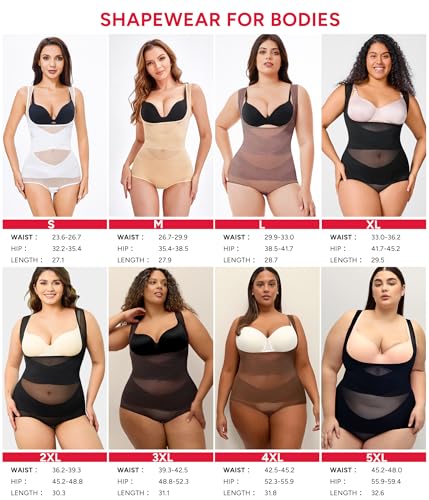 Nebility Shapewear for Women Tummy Control Bodysuit Faja Body Shaper Waist Trainer Snatched Corset Body Suit2