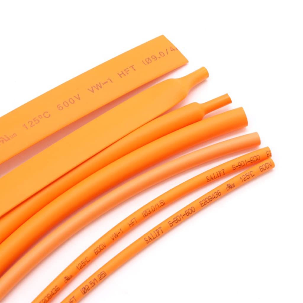 Tubo termorretráctil, Tubo termocontraíble 2:1, envoltura de alambre tubo, surtido marino automotriz for cables, 1m, 1 Uds(4mm)