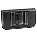 XXL Size Motorola Droid Turbo 2 / Droid MAXX 2 Premium Leather Belt Clip Pouch Case Cover Holster (Fits Otter Box Defender/LIFEPROOF/Mophie Juice Pack Air/Plus Case On)