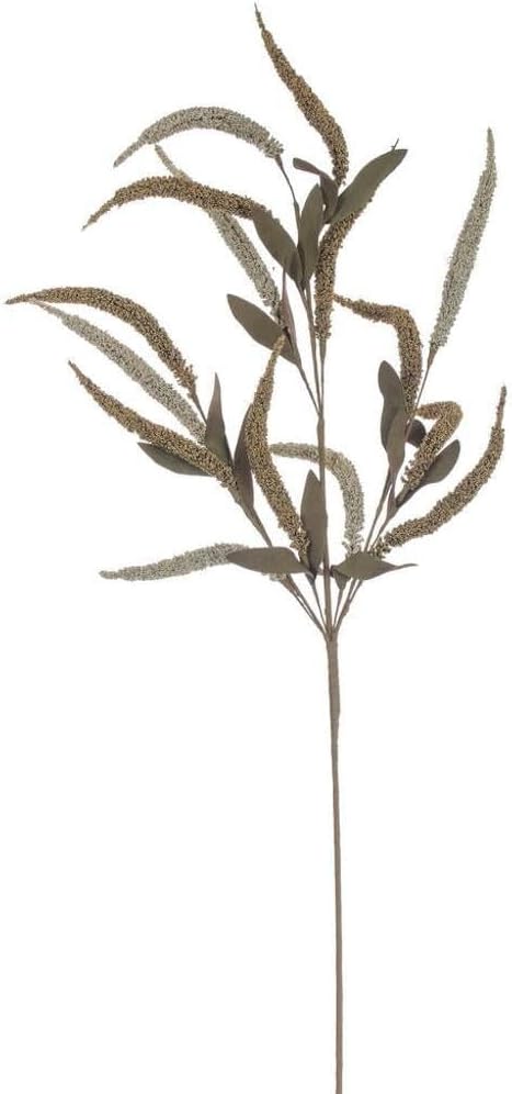 Vickerman 737293-35" Gray/Light Green Heather Spray 3/Bag (FPQ233383) Home Office Picks and Sprays