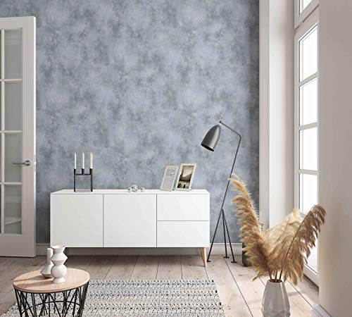 Marburg Wallpaper Light Grey Concrete Look Hailey for Living Room Bedroom or Kitchen 100% Made in Germany 10,05m x 0,53m Premium Quality Non-Woven Wallpaper 82247 - Image 4