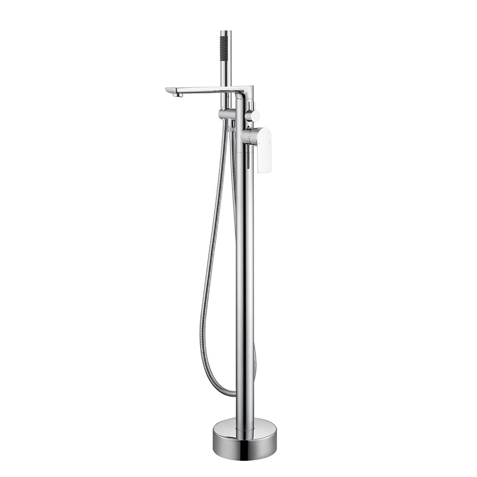 Robinet de baignoire monté au sol pour baignoire îlot et moment détente