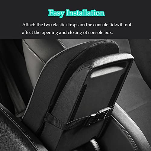 Durasiko Advanced Car Center Console Pad,Memory Foam Car Armrest Cushion,Elbow Rest Pillow,Auto Armrest Pad,Great For Long-Time Driving,Universal Car Armrest Seat Box Cover Protector For Most Vehicles #TOP5