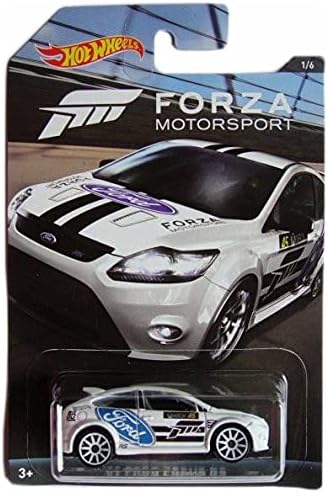 Hot Wheels '09 Ford Focus RS, Forza Motorsport Series - White