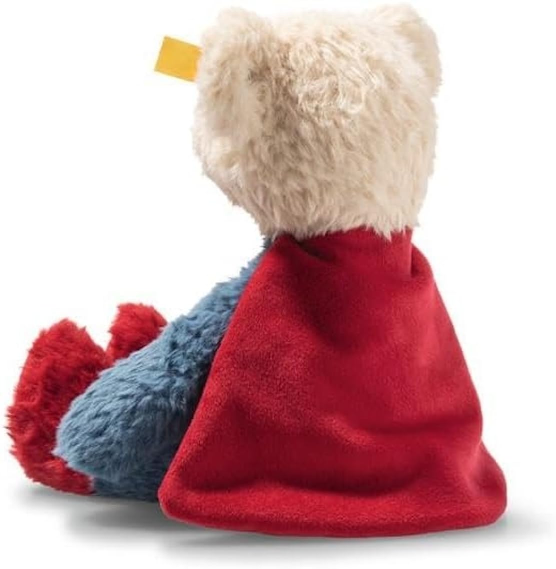 Steiff Pluszowy miś Superman 29 cm, kolorowy, przytulanka, super bohater, idealny dla dzieci i fanów, pluszowy miś o wyglądzie Supermana, wykonany z miękkiego pluszu, można prać w pralce