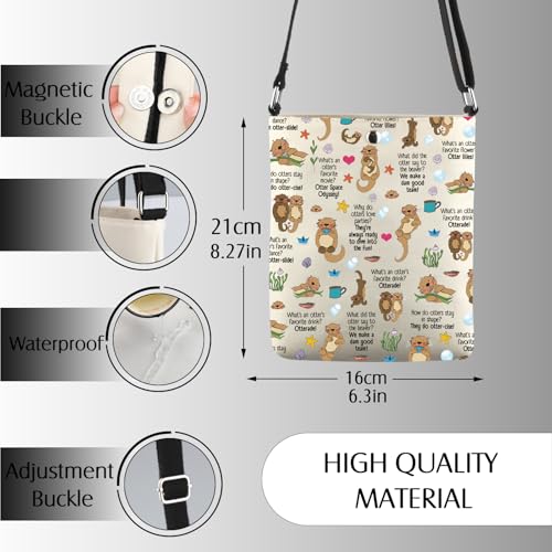 Sea Otter Gift Otter Themed Crossbody Bag Otter Lover Gift Animal Lovers Gift For Her2