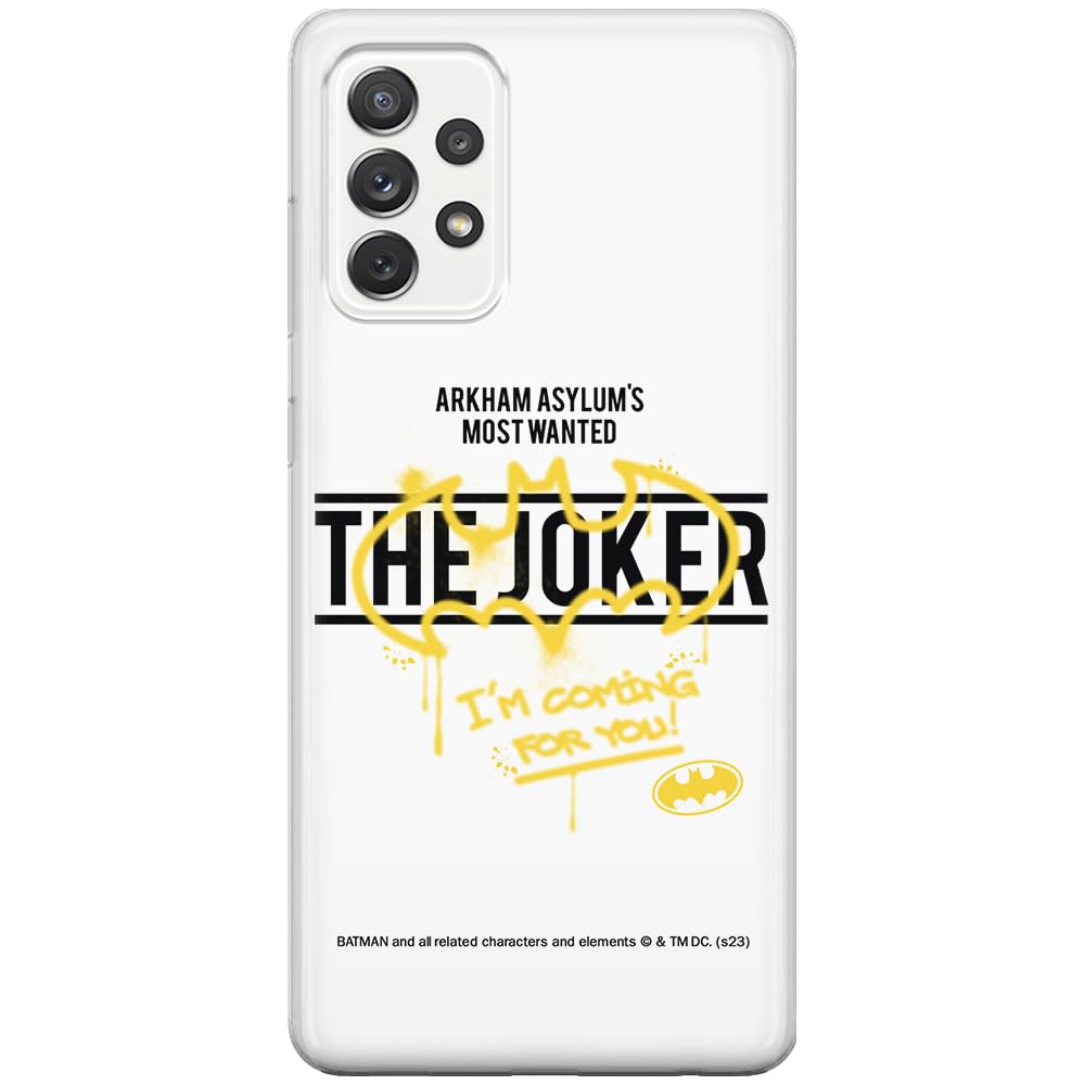 ERT GROUP mobile phone case for Samsung A33 5G original and officially Licensed DC pattern Batman & Joker 006 optimally adapted to the shape of the mobile phone, case made of TPU