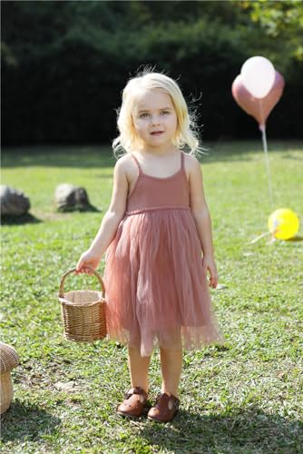 Muslin Kids Dresses Sleeveless Strenchable Birthday Tutu Dress Vintage Tulle Toddler Girls Dress2
