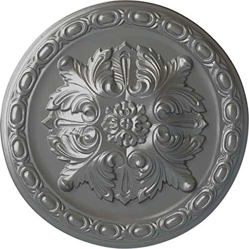 Ekena Millwork CM12STSLS Ceiling Medallion, Silver