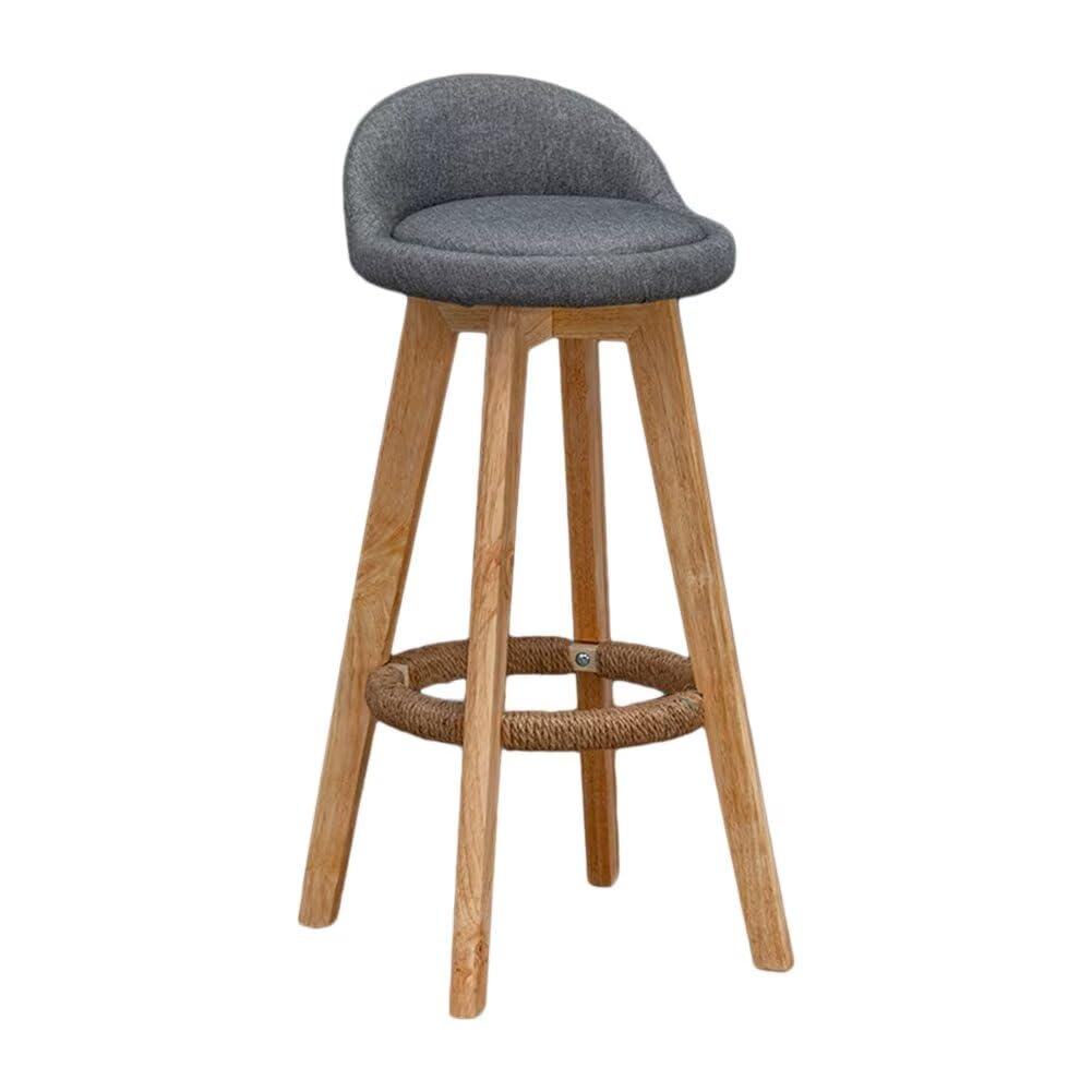 Amazon｜360°回転チェア バーチェア カウンターハイチェア 木製