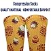 MZERSE Fashion Socks Soft Microfiber Polyester Winter Warm Calf Crew Socks Orange Realistic Waffles Food, Short Fuzzy Seamless Daily Casual for Trekking Exercise