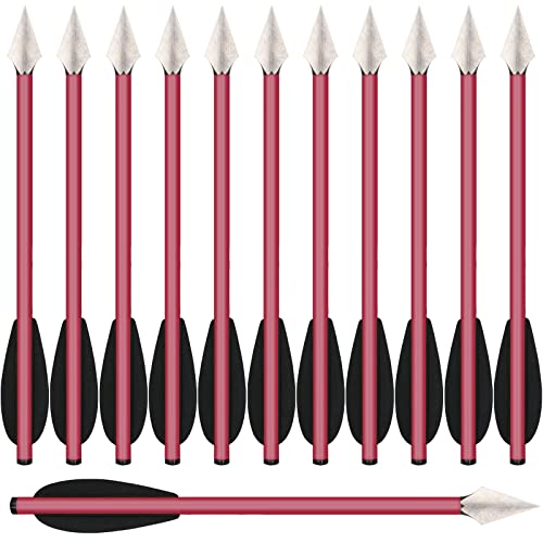 WANVZMR 6,3 Zoll Aluminium Armbrust Bolzen Pfeile mit Jagdspitze für 50 lb / 80lb Mini Armbrust Präzisionsziel, Mini Armbrustbolzen Armbrustpfeile für Schießzielpraxis und kleine Jagd (6stk red) WANVZMR 6,3 Zoll Aluminium Armbrust Bolzen Pfeile mit Jagdspitze für 50 lb / 80lb Mini Armbrust Präzisionsziel, Mini Armbrustbolzen Armbrustpfeile für Schießzielpraxis und kleine Jagd (6stk red)