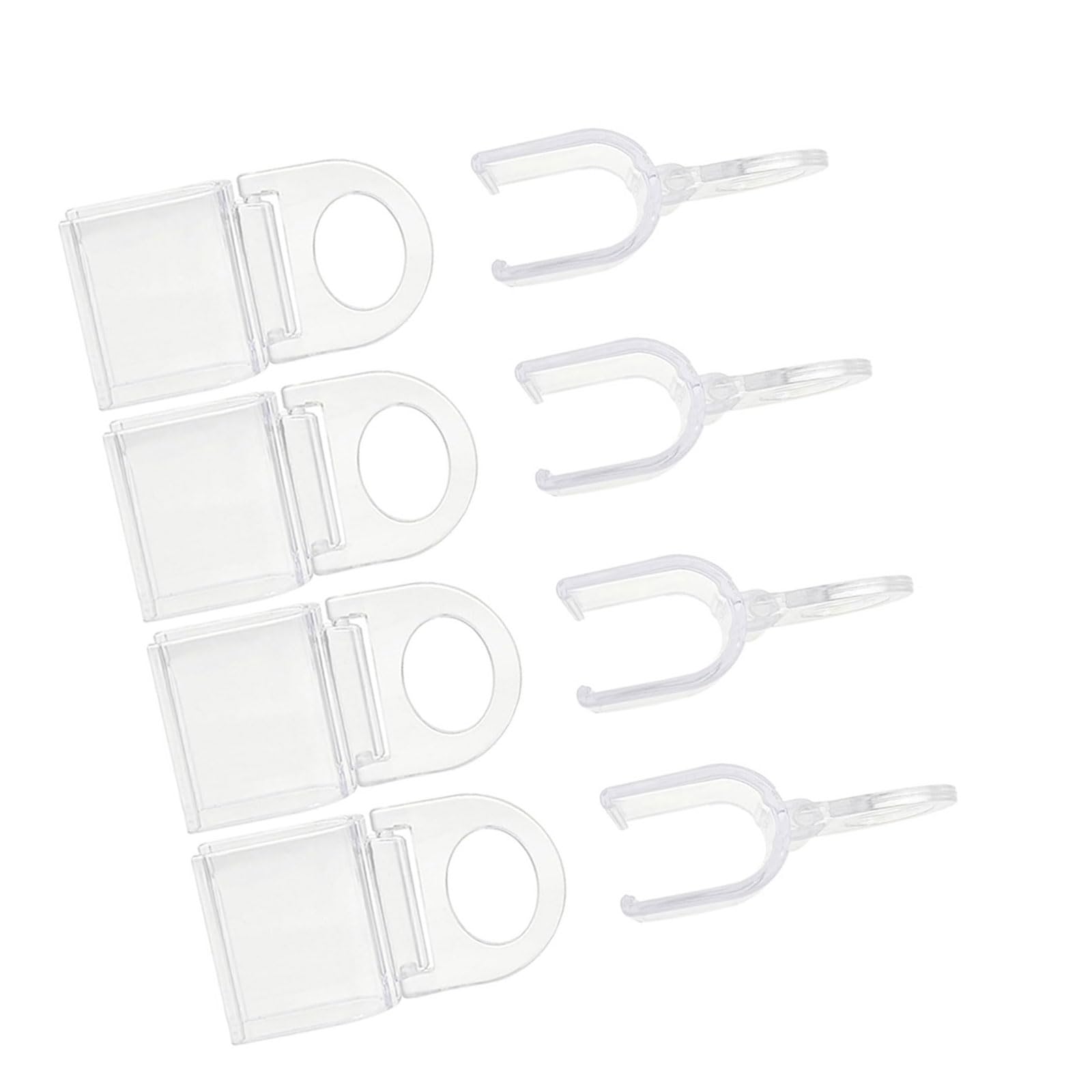 JSGHGDF Blinds Shade Lifting Clamps, Transparents Blind Handle for Rod Rolling Curtain Accessories Roller Shade Pull Down Clip Roller Pull Down Clip