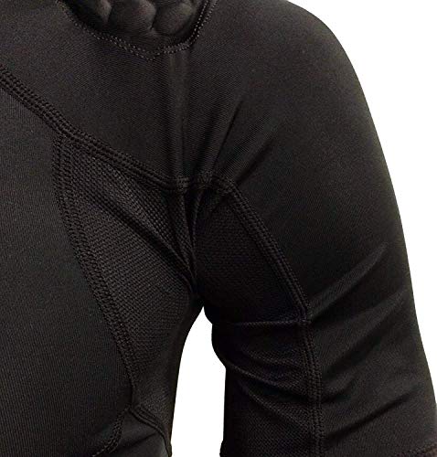 EliteTek Padded Compression Shirt - CPS14 - Youth and Adult Sizes (Black, Adult S) - Thumbnail 5