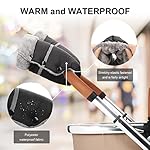 Handwärmer Kinderwagen, Homord Kinderwagen Handschuhe Warmer Winddicht Handmuff für Kinderwagen Universaler und Wasserabweisender Muff Kinderwagen mit Fleece und Baumwolle für Kinderwagen, Buggy