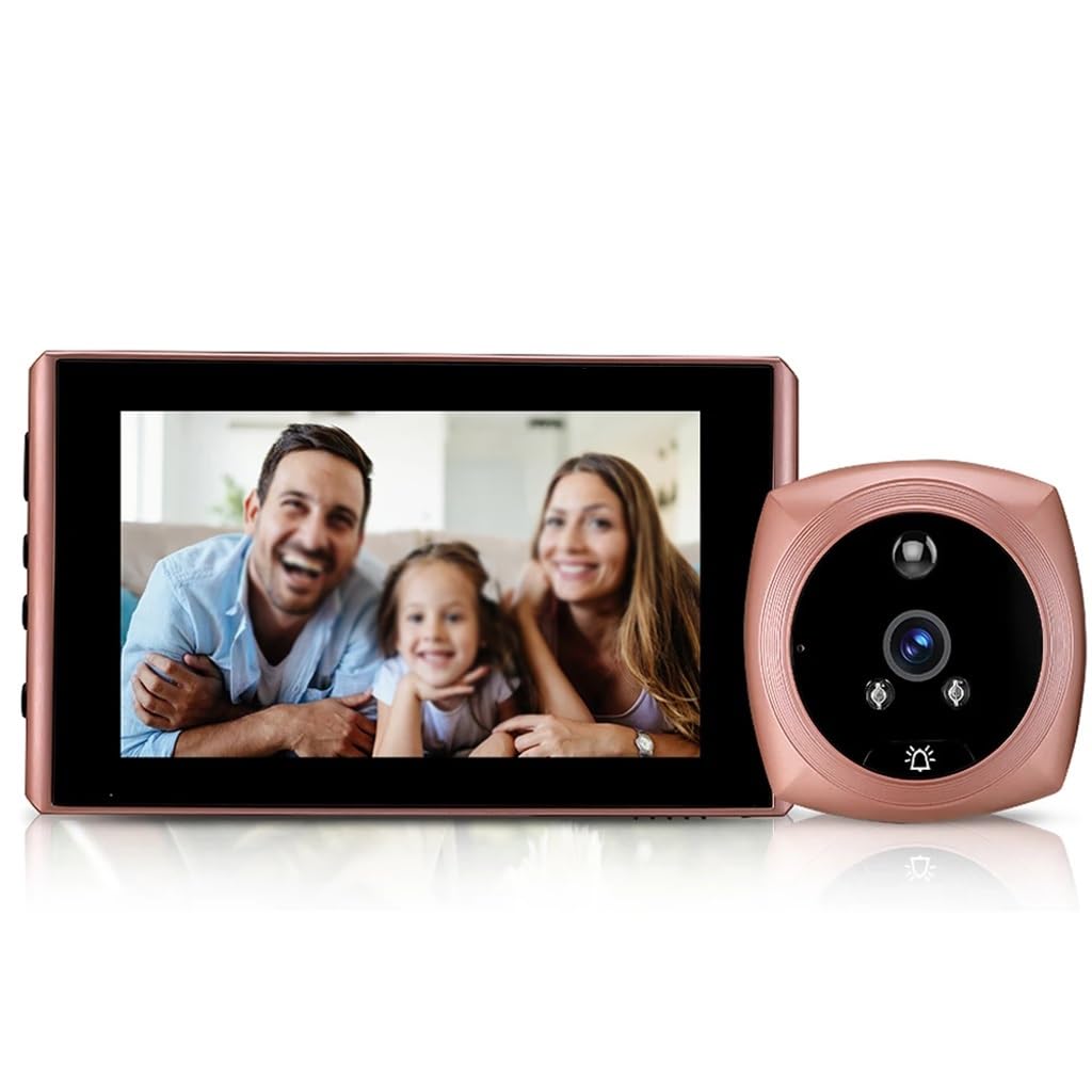 Mobygkfy Argento Doorbell Camera For Home Pir Night Vision Door Bell Security-Protection Smart