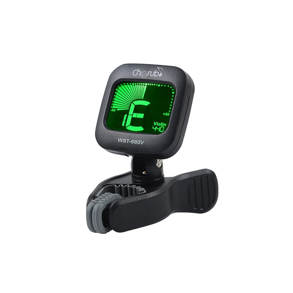 Tuner di Chitarra dedicato Violino Ukulele Violino Universale sintonizzatore elettronico for Principianti Automatici (Color : WST-660V)
