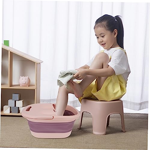 Tina plegable para baño de pies con masaje portátil miniatura 3
