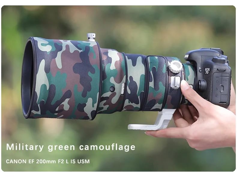 Waterproof Lens Coat Camouflage Lens Cover For Sony FE 100-400mm GM Lens - Waterproof Protective Coat With 1.4x TC Compatibility Camera Lens Cover - View #5