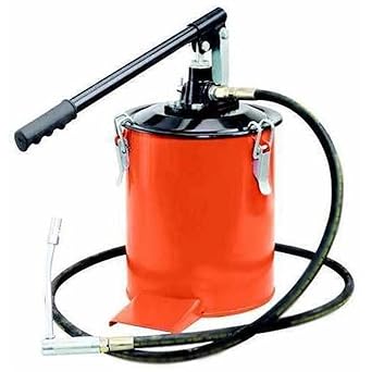 Samnantools Bucket Grease Pump 10 kg without Trolley suitable for Agricultural Equipment, Excavators & Other Earth Moving Equipment