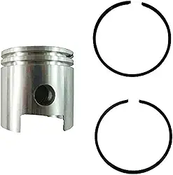 Kit de montagem de anel de pistão de cilindro de 47 mm 2 peças para motor de bicicleta motorizado motorizado de 80cc 2 tempos