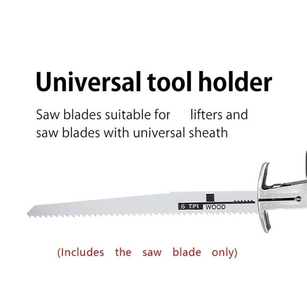 10pcs Saw Blades Carbon Steel Material, Reciprocating Blade for Wood Metal Plastic Pipe Cutting Power Tool