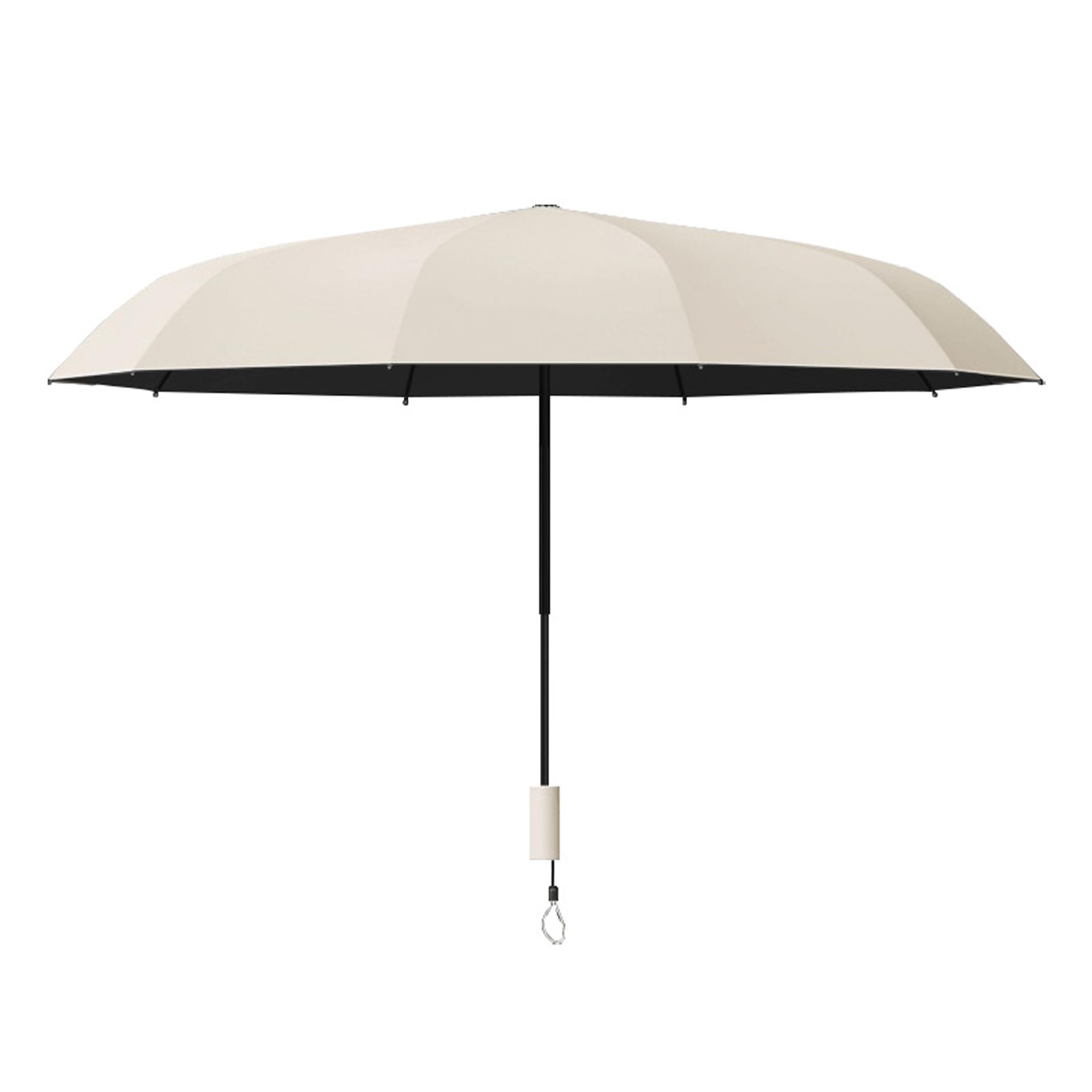 Xoeryoy Chair Umbrella with Clamp, Adjustable Chair Umbrella Clip-On Sun Shade for Beach & Folding Chairs, Golf Cart, Wheelchairs, Beige