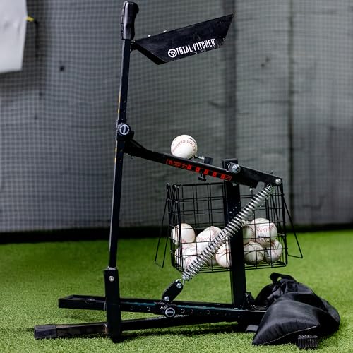 Franklin Sports Total Pitcher Baseball + Softball Training Aid - Pitching Machine + Ball Launcher for Batting + Fielding Practice - Spring Loaded Portable Pitching Machine for Backyard + Batting Cage by Franklin Sports - Image 9