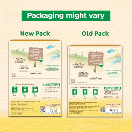 Image of Nestum Baby Cereal - From 6 to 24 Months, Rice, 300g, Bag-in-Box Pack