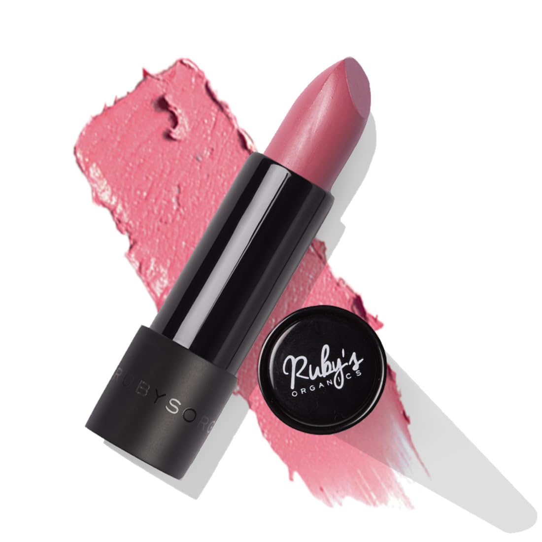 RUBY'S ORGANICS Semi-Matte Lipstick for Women, Hydrating and Highly Pigmented, Moisturizing & Non Drying, Lightweight & Long Lasting Formula, Lip Makeup, Paraben-Free, Nude Nuddy, 3.7g