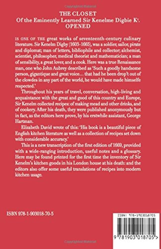 Closet of the Eminently Learned Sir Kenelme Digbie, Opened (1669