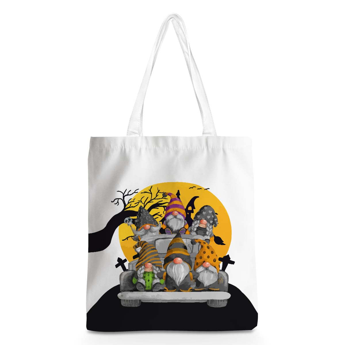 GnomeTote Bag, Beach Bag for Travel Christmas Birthday, Gnomes Gifts for Women Friends Reusable Grocery Bags