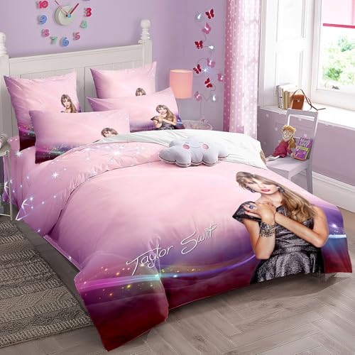 Enfunt-Home Duvet Cover Set Soft Lightweight Microfiber 3 Piece Bedding Set with...