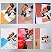 Paint Sprayer 830ml/min, Yome Electric Spray Paint Gun with Three Spray Patterns, Three Copper Nozzle Sizes, Adjustable Valve Knob, Two 900ml Detachable Containers for Painting Projects, Orange