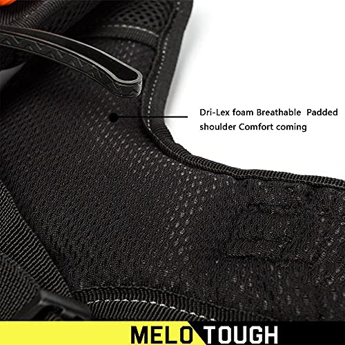 Melotough Suspenders Tool Belt Suspenders With Large Moveable Phone Holder, Pencil Holder, Adjustable Size Padded Suspenders… #TOP3