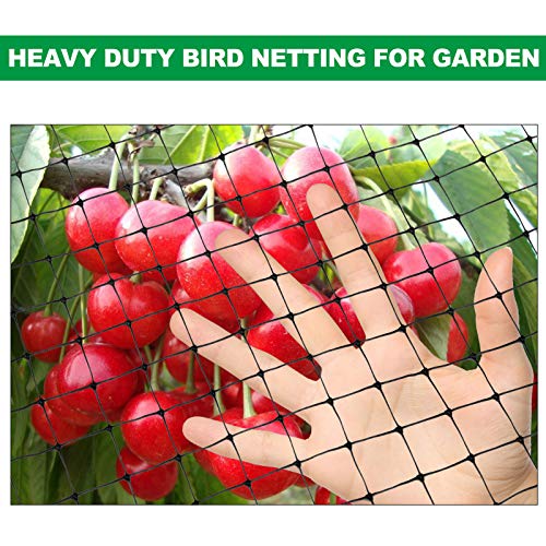 Deer Fence Netting - Garden Bird Netting For Chicken Coops Plant Covers Fine Mesh Protection Netting Black Heavy Duty Trellis For Vegetables Protection From Birds And Animals(7 X 33 Ft) #TOP1