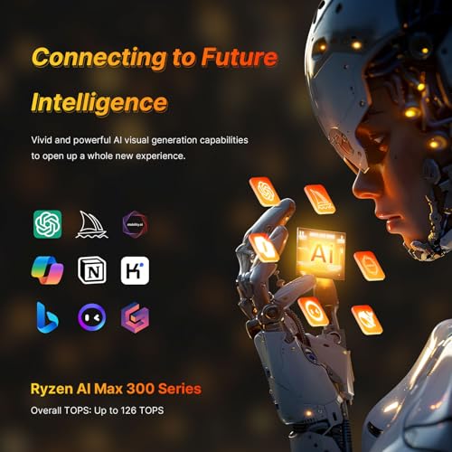 Image of BOSGAME Mini PC M5, Ryzen AI Max+ 395, 128GB LPDDR5 RAM, 2TB NVMe SSD | 126 TOPS AI Workstation with Radeon 8060S, WiFi 7, Dual USB4, and 8K Quad-display Support AI Desktop PC