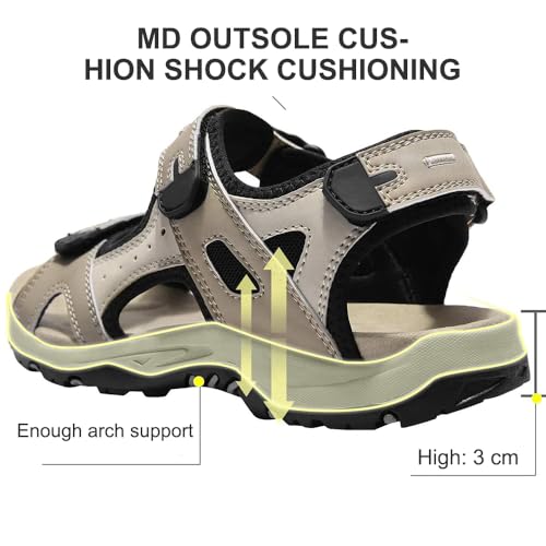 Hiking Sandals for Women, Comfortable Sports Sandals Waterproof for Beach Water Walks with Arch Support2