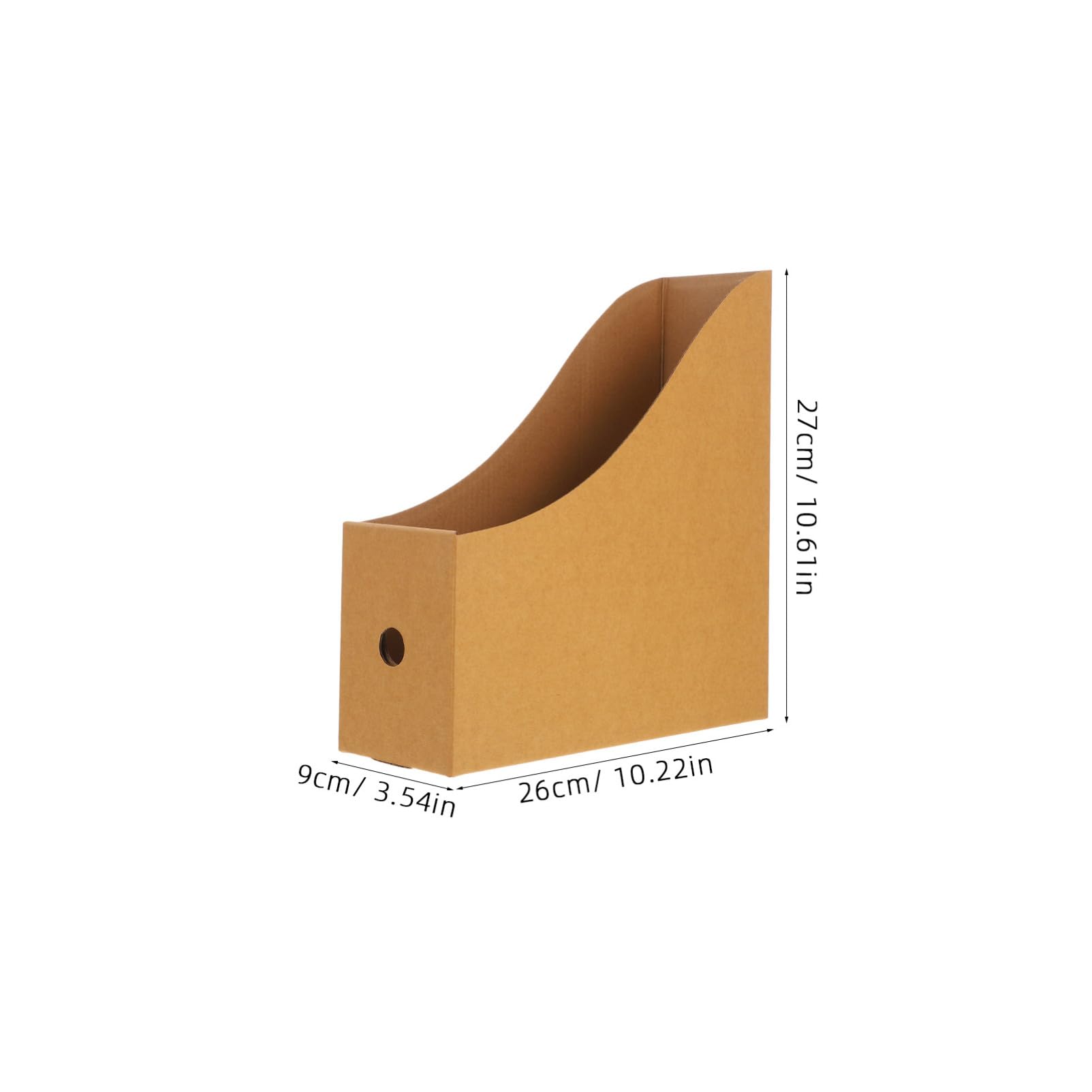 NUOBESTY Portariviste in Carta Kraft Portaoggetti Per Documenti Portaoggetti Per Libri Organizer Per Scrivania Da Ufficio