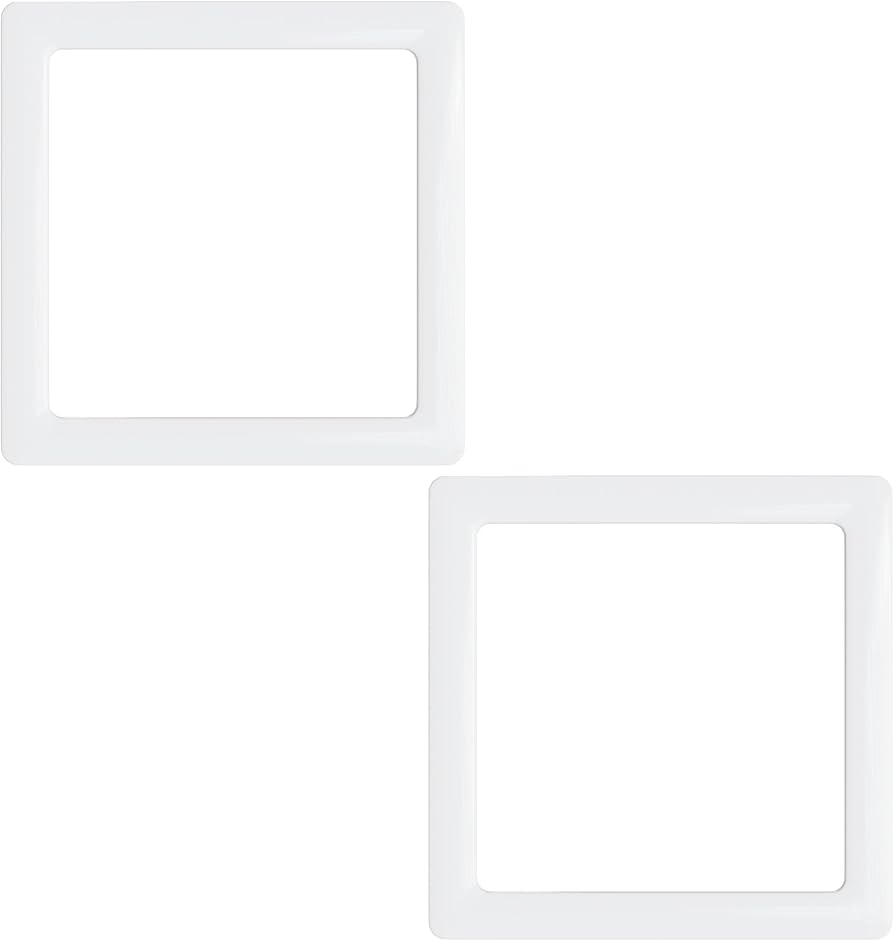 KastLite Solid White Goof Ring (Square) with Custom Sizing | .080