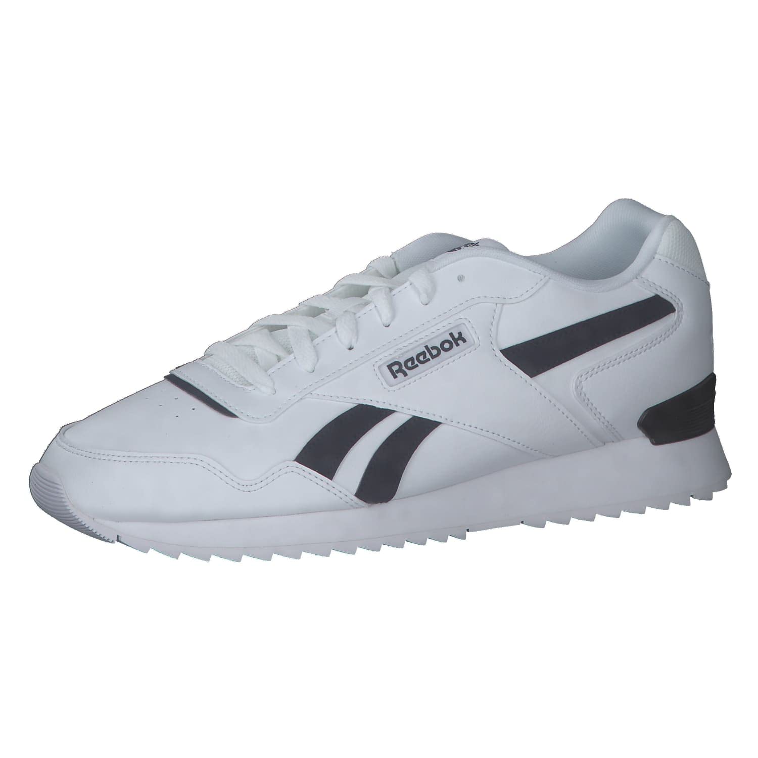 Reebok Men Glide Ripple Clip Sneaker, FTWR White/Vector Navy/FTWR White, 7