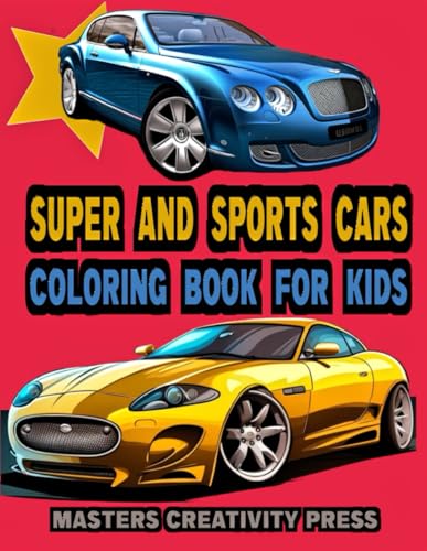 Super and Sports Car Coloring Book for Kids: Luxury Cars | Coloring Book for Adults | Great Gift for Boys & Girls - Teens & Car Lovers image 2
