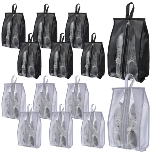 Afcabakila 12-Pack Waterproof Shoe Organizers