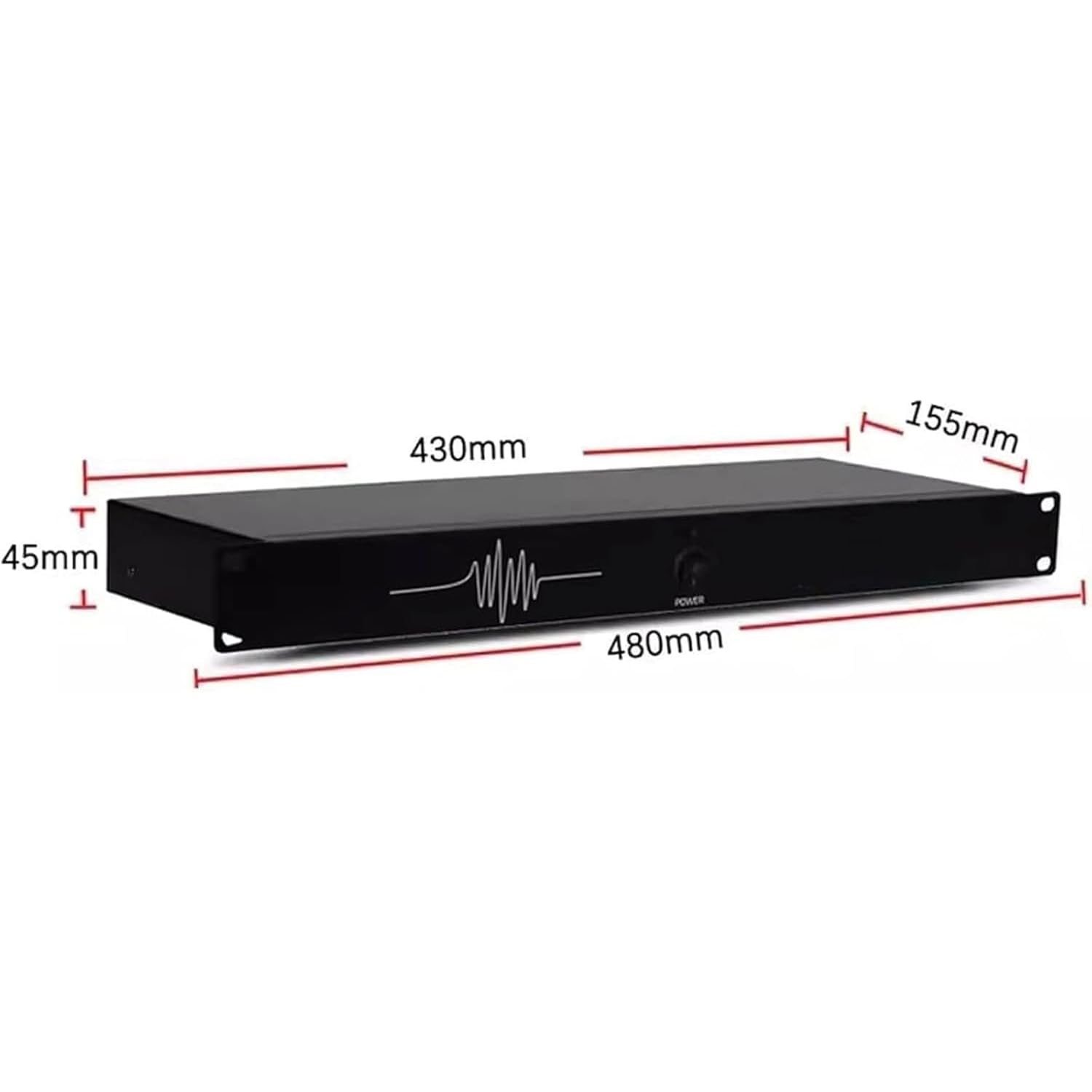 Generisch Cyfrowy procesor audio z 2 wejściami i 2 wyjściami, wzmocnienie akustyczne 5-14 dB, aktywacja za pomocą jednego przycisku, do występów scenicznych i konferencji