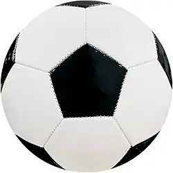 Bola Futebol Campo Clássica Costurada Preto E Branco